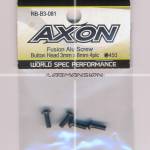 Axon Fusion Alu Screw (Button Head 3mm x 8mm 4pic)