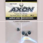 Axon Fusion Alu Screw (Flat Head 3mm x 5mm 4pic) 
