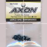 Axon Fusion Alu Screw (Flat Head 3mm x 6mm 10pic)