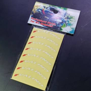 Version 2 UV printing 6 type 1/10 Drift Tire Sticker ( VALINO )