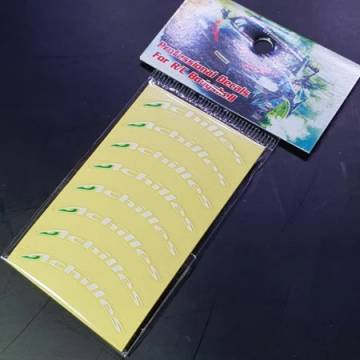 Version 2 UV printing 6 type 1/10 Drift Tire Sticker ( ACHILES )