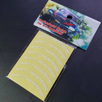 Version 2 UV printing 6 type 1/10 Drift Tire Sticker ( SPEED HUNTERS )