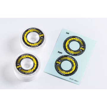 Wheel Sticker for RW-GA18 （Black/Yellow）