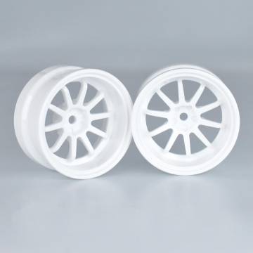 Competition wheel VR10 series Drift Wheel White（Offset 10mm、2pcs）