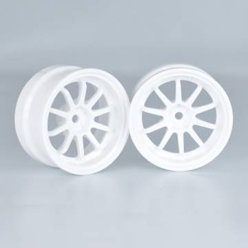 Competition wheel VR10 series Drift Wheel White（Offset 6mm、2pcs）