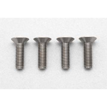 M3x10mm High Precision Cutting Titanium flat head socket